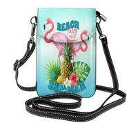 BLWSLC Borsa a tracolla da donna con stampa fenicottero tropicale piccola borsa a tracolla staccabile adatta per lo shopping e i viaggi