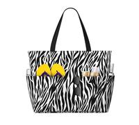 BLWSLC Borsa da viaggio con stampa zebrata, organizer di grande capacità, adatta per vacanze e viaggi.