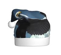 BLWSLC Cappelli decorativi stampati con aquila sotto le stelle, adatti per feste di Natale e Capodanno, spettacoli teatrali