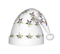 BLWSLC Cappelli di Natale stampati con stelle orientali per bambini, cappelli decorativi adatti per Natale, feste di Capodanno, ecc.