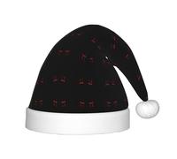 BLWSLC Cappello da uomo per karate stampato per bambini, cappello decorativo, forniture per feste adatto per spettacoli teatrali, Natale