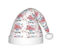 BLWSLC Cappello di Natale per bambini stampato per festa del papà, adatto per feste e abbigliamento invernale all'aperto