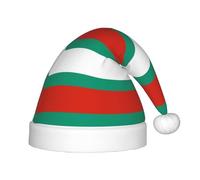 BLWSLC Cappello natalizio per bambini con bandiera bulgara, cappello decorativo, forniture per feste adatto per spettacoli teatrali, Natale