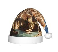 BLWSLC Cappello natalizio per bambini con stampa di anime Castle Sky adatto per feste e abbigliamento invernale all'aperto