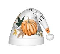 BLWSLC Ciao autunno cappelli di Natale stampati per bambini, cappelli decorativi adatti per Natale, feste di Capodanno, ecc.