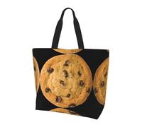 BLWSLC Cool Man in Outer Space Galaxy stampato grande capacità borsa da viaggio da donna per tutti i giorni gita borsa a tracolla adatta per viaggi e palestra, Biscotti al cioccolato., Taglia unica