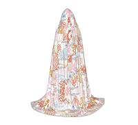 BLWSLC Coral Reef - Mantello con cappuccio per cosplay, travestimento e feste