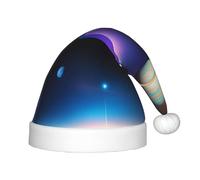 BLWSLC Cosmic Saturn Cappelli di Natale per bambini cappelli stampati adatti per feste di Natale decorazioni per riunioni di famiglia