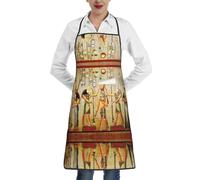 BLWSLC Donne nell'antico Egitto Un grembiule da cucina con tasche perfetto per cucinare grigliate e giardinaggio