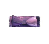 BLWSLC Dreamy lavanda viola mare fascia con fiocco stampato, adatto per neonati, neonati e bambini, accessori per capelli fiocco per bambini