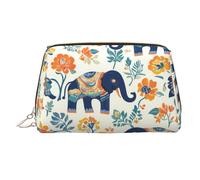BLWSLC Elephant's Stance - Borsa cosmetica portatile con stampa, grande, da viaggio, adatta per viaggi e uso quotidiano