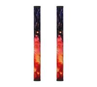 BLWSLC Fireworks Sky - Guanti per maniglia della porta del frigorifero (2 pezzi), adatti per microonde e lavastoviglie.