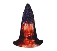 BLWSLC Fireworks Sky - Mantella con cappuccio per cosplay, travestimenti e feste