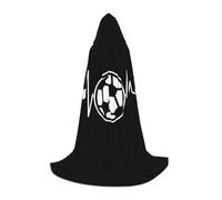 BLWSLC I Love Soccer - Mantella con cappuccio per cosplay, travestimenti e feste