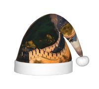 BLWSLC La Grande Muraglia Cinese Cappelli di Natale per bambini stampati cappelli da festa adatti per feste di Natale decorazioni per riunioni di famiglia