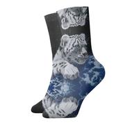 BLWSLC Little Tiger in Space Calzini casual stampati calzini eleganti e caldi 30,5 cm adatti per gite quotidiane e abbigliamento domestico