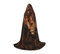 BLWSLC Mantello con cappuccio a forma di cavallo per cosplay, travestimento e festa di vacanza