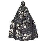 BLWSLC Mantello con cappuccio con scritta "I Know The Plans Have You Declares Lord" per feste e feste