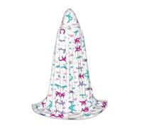 BLWSLC Mantello con cappuccio stampato aeroplano cartone animato Cosplay Mantello con cappuccio perfetto per cosplay Una vacanza essenziale M