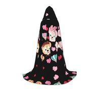 BLWSLC Mantello con cappuccio stampato con due scimmie Cosplay perfetto per cosplay Una vacanza essenziale L
