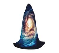 BLWSLC Mantello con cappuccio stampato della galassia della Via Lattea dell'universo Cosplay perfetto per Cosplay Una vacanza essenziale M