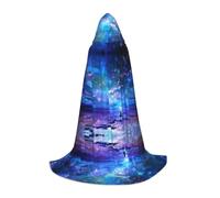 BLWSLC Mantello con cappuccio stampato per amanti del cielo stellato per cosplay perfetto per cosplay una vacanza essenziale L