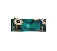 BLWSLC Orologi Steampunk Chiavi e Catene Fascia con fiocco stampato, adatta per neonati, neonati e bambini, accessori per capelli con fiocco per bambini