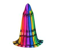 BLWSLC Pastelli colorati Stampato Mantello Con Cappuccio Per Adolescenti Senza Cerniera Mantello Con Cappuccio Adatto Per Cosplay E Spettacoli Palcoscenici Grande