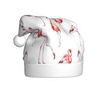 BLWSLC Peinture - Cappello natalizio per adulti, con motivo a rosa fiammante, adatto per Capodanno, feste o Natale