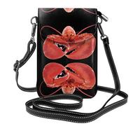 BLWSLC Piccola borsa a tracolla leggera Borsa a tracolla da donna con stampa aragosta con scomparti per carte adatta per l'uso quotidiano e da viaggio