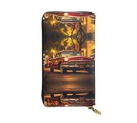 BLWSLC Pochette lunga da polso Classic Vintage Cars stampata lunga adatta per gite viaggi escursioni