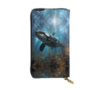 BLWSLC Pochette lunga da polso Enormi orche assassine stampata lunga frizione adatta per gite, viaggi, escursioni