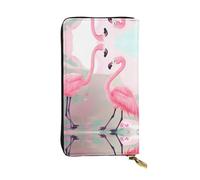 BLWSLC Pochette lunga da polso Love Flamingo stampata adatta per gite viaggi escursioni
