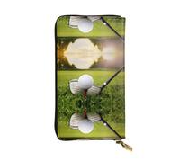 BLWSLC Pochette lunga per palline da golf, portafoglio con cerniera, porta carte, borsa portatile da viaggio per monete adatta per viaggi e uso quotidiano