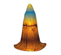 BLWSLC Reeds by the River Mantello con cappuccio stampato Cosplay Mantello con cappuccio perfetto per Cosplay A Holiday Essential S