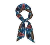 BLWSLC Sciarpa di seta simulata da donna - accessori per borsa sciarpa per