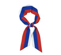 BLWSLC Sciarpa lunga da donna in seta con bandiera russa, foulard alla moda, perfetta come sciarpe, cinture o accessori per borsette.