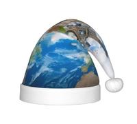 BLWSLC The World Famous Buildings Cappello di Natale per bambini stampato cappello di Natale festivo adatto per feste di Capodanno e abbigliamento invernale all'aperto