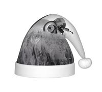 BLWSLC Trattore Agricoltura Tranquil Stampato Cappello di Natale per bambini Cappello di Natale festivo adatto per feste di Capodanno e abbigliamento invernale all'aperto