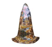 BLWSLC Wild Animals - Mantella con cappuccio per cosplay, travestimenti e feste