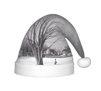 BLWSLC Willow Tree Cappelli di Natale per bambini cappelli da festa stampati adatti per feste di Natale decorazioni per riunioni di famiglia
