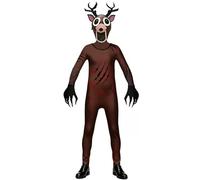 BLXAOPBLM 99 Nights - Costume horror da cervo della foresta, taglie per bambini e adulti (cervo terrorista, 137 metri)