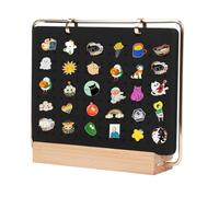 BlyeMichdi 6 Pagine di Visualizzazione di Spille Smaltate in Feltro, Pin Display Holder, Espositore Per Spille In Feltro, Spille Pin Organizer per la Conservazione di 350 Pins, 23,8 x 6,5 x 20,5 cm