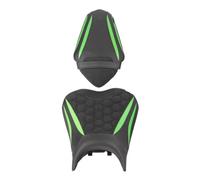 Blyndr Cuscino per sedile moto Per per Ninja 400 Z400 Conducente anteriore per coprisedile Cuscino passeggero posteriore Carenatura per(Green-B)