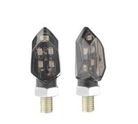 Blyndr Indicatori per moto 1 paio per la maggior parte dei motocicli LED indicatori di direzione per luci segnalazione 12 V Ambra Lampeggiatori Indicatore lampeggiante