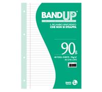 BM - 0105495 - Ricambi BandUp forati rinforzati - A4 - 1 rigo con margine - 40 fogli - 90gr - BM - 64420 - Conf. da 1 Pz. - 0105495