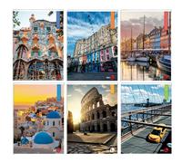 BM - 0110406 - Maxiquaderno Città fantasia - A4 - 40+2 fogli - 80gr - 4mm - BM - 82548 - Conf. da 10 Pz. - 0110406