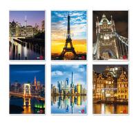 BM - 0110410 - Maxiquaderno Città fantasia - A4 - 40+2 fogli - 80gr - 4mm c-margine - BM - 82552 - Conf. da 10 Pz. - 0110410