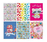 BM - 0111948 - Maxiquaderno Bambina fantasia - A4 - 40+2 fogli - 80gr - 5mm c-margine - BM - 82567 - Conf. da 10 Pz. - 0111948