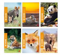 BM - 0120563 - Maxiquaderno Be More Wild - A4 - 5mm - 36+2 fogli - 100gr - BM - 81927 - Conf. da 10 Pz.